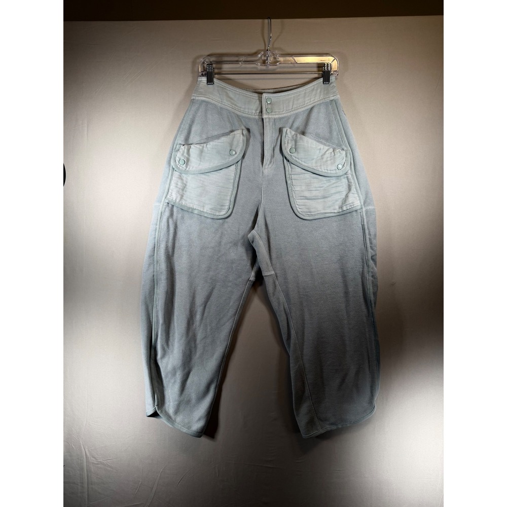 FP Movement Hit The Slopes Salty Dog Pants Light Blue Green Fleece Joggers Small